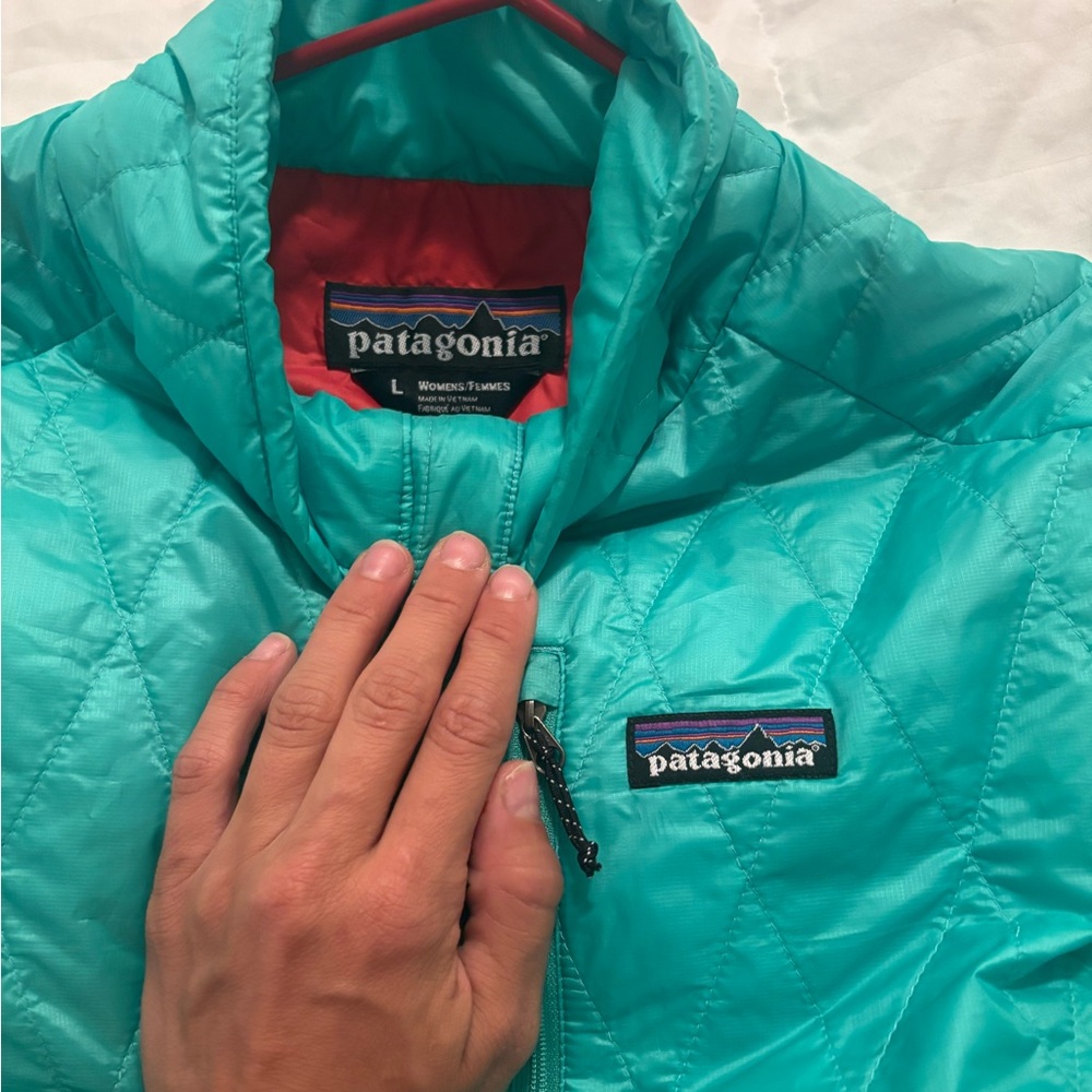 Patagonia Kids Puffer Jacket - Aqua - Picture 2 of 3
